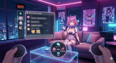 リアルエロゲー体験？FANZAライブチャット「バーチャルチャット」の評判と2D・3Dの違いを解説